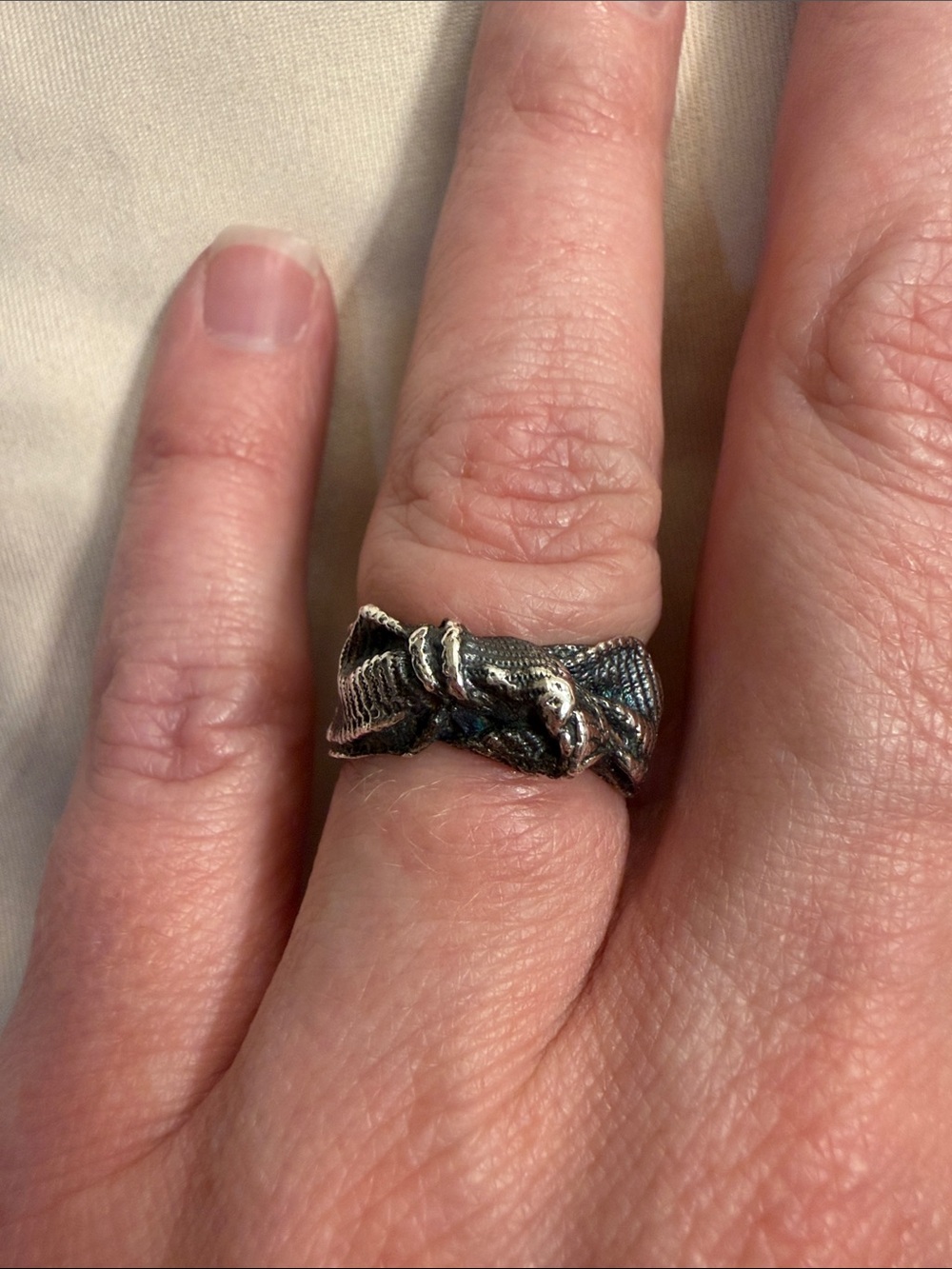 Mignon Faget Sterling Silver Medium Bow Ring